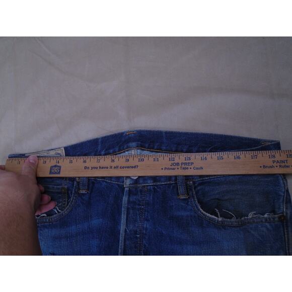 Polo Ralph Lauren Men’s Sullivan Slim Redline Button Fly Denim Jeans 36/30 J001 - Picture 9 of 16